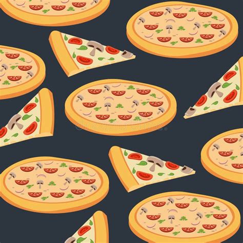 Pizza background stock vector. Illustration of black - 34471989