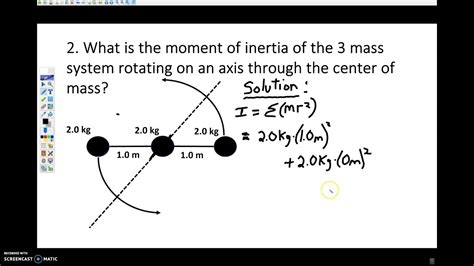 Law Of Inertia Problem Solving Example