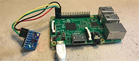 MPU-6050 Gyroscoop + Accelerometer aansluiten op Raspberry Pi