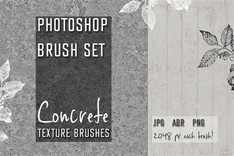 Photoshop Brush Set CONCRETE TEXTURE | Brushes ~ Creative Market