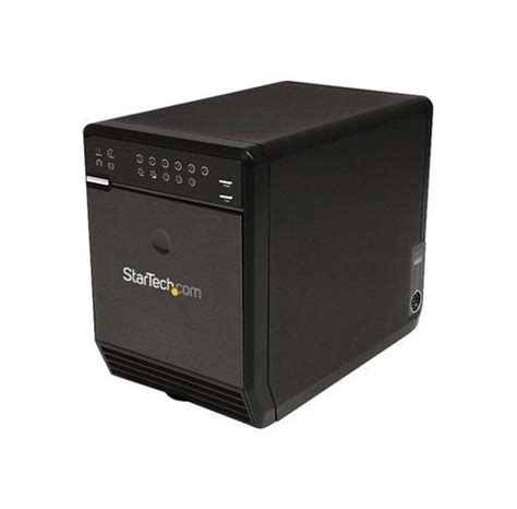 StarTech.com 4 Bay External Hard Drive Array RAID Tower - eSATA USB 3.0 Enclosure