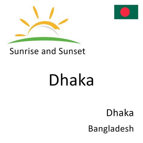 Sunrise and Sunset Times in Dhaka, Dhaka, Bangladesh