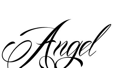 Angel Tattoo in Mardian Font 129.23333333333335px - ClipArt Best - ClipArt Best