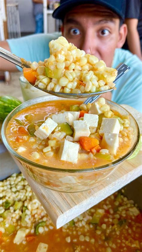 Una sopita de elote con queso y se te reinicia la vida | Una sopita de ...