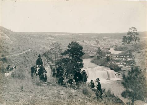 Snake River Falls, Cherry County, southwest of Valentine, Nebraska c. 1900 | MONA