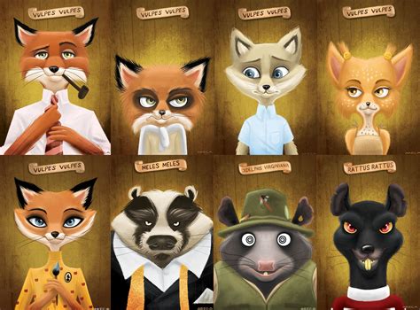 fantastic mr fox - Google Search | Fantastic mr fox characters ...