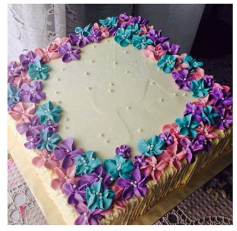 Kek Buttercream (Devilfood Chocolate Cake) | Square cake design ...