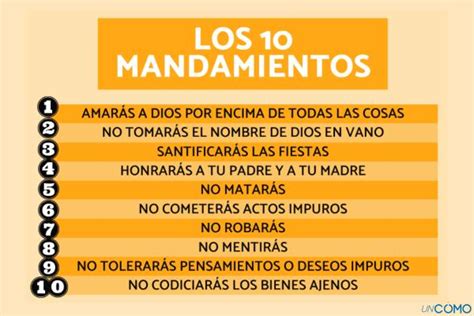 10 Mandamientos Catolicos