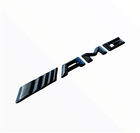 Mercedes AMG GLOSS BLACK Rear Badge – GBS247