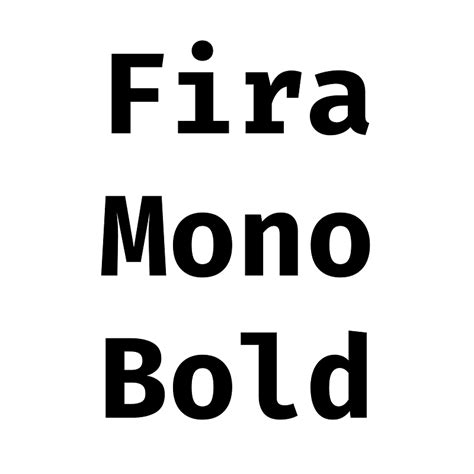 Fira Mono Bold font - Free fonts on Creazilla | Creazilla