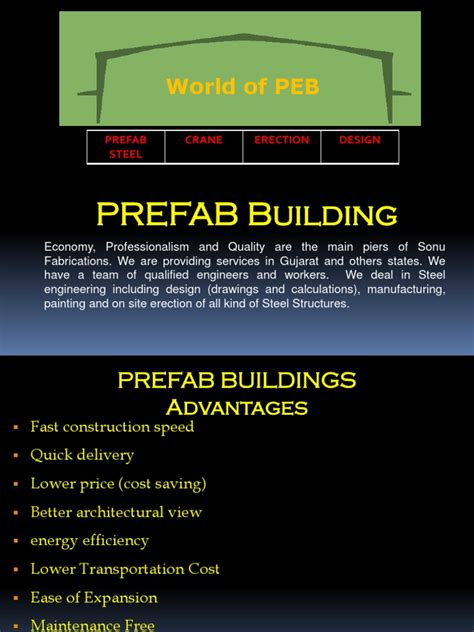 PEB Structures | PDF