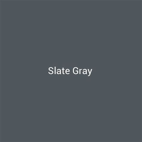 24ga. Slate Gray 12" Color Sample | Slate gray, Slate, Color samples