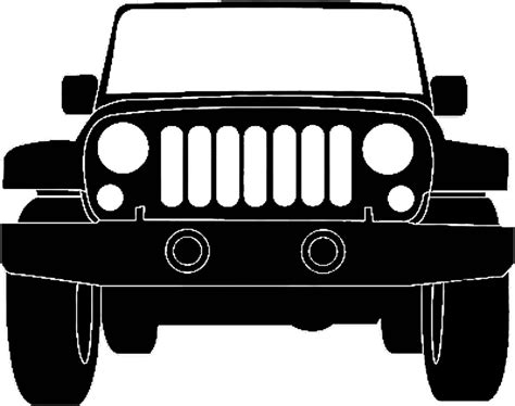 jeep grill clip art - againstthegrainartisticscholarship