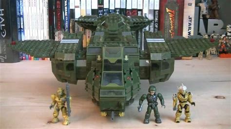 Halo Mega Bloks 96824 UNSC Pelican Dropship Review - YouTube