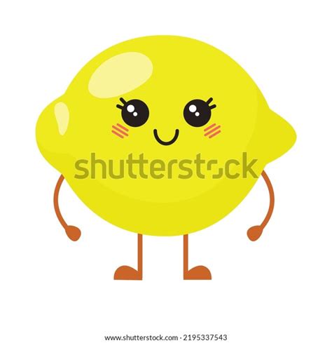 Cute Fruit Funny Face Stock Illustration 2195337543 | Shutterstock