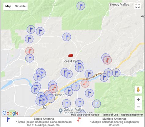 Cell Tower Locations Map - United States Map