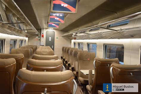 Interior de los trenes de la serie 109 "Frecciarossa 1000" - Trenvista