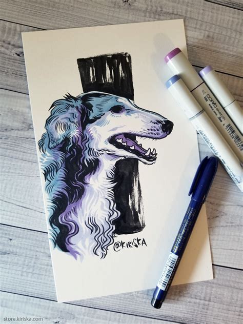 Borzoi Colors (Original) | Shop KIRISKA