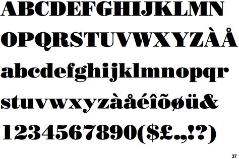 Identifont - Bodoni Poster