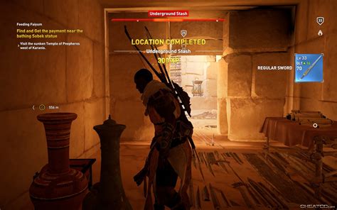 Assassin's Creed: Origins Guide & Walkthrough - Underground Stash (Location)