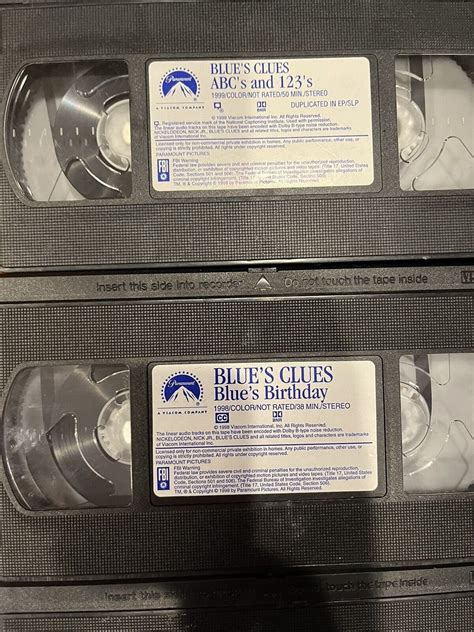 Lot of 15 Blues Clues Vhs Tapes Big Holiday Bluestock 100th - Etsy