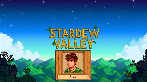 Alex 10 heart event - Stardew Valley - YouTube