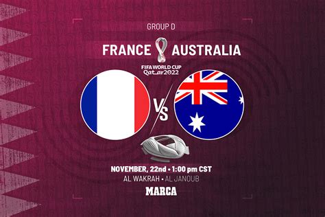 World Cup 2022: France - Australia: Game time and where to watch the ...