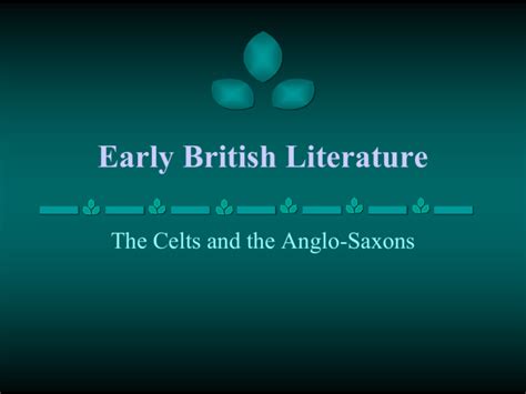 Anglo-Saxon Literature