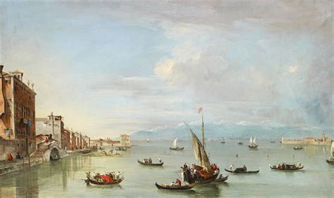 FRANCESCO GUARDI. VENICE, THE FONDAMENTA NUOVE WITH THE LAGOON AND THE ISLAND OF SAN MICHELE ...