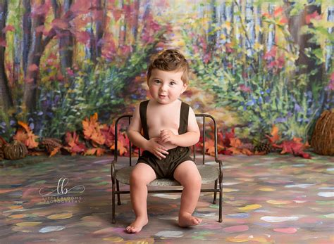 Fall Forest Photography Backdrop Fall Photo Backdrop Background & Props