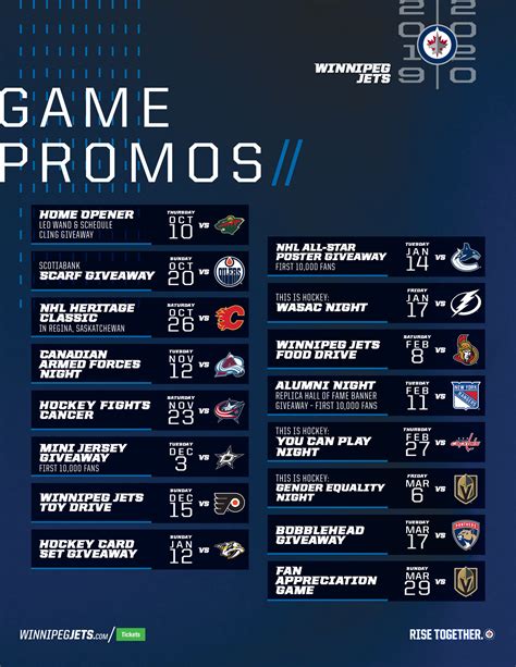 Winnipeg Jets Printable Schedule 2021 19 - Printable Schedule