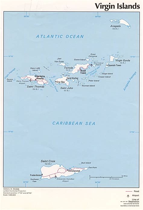 U.S. Virgin Islands Maps - Perry-Castañeda Map Collection - UT Library Online