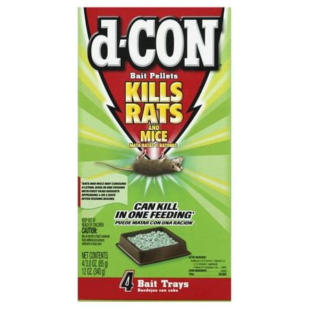 d-CON Rodenticide Rodent and Mouse Bait Pellets, 12 Ounce - Walmart.com