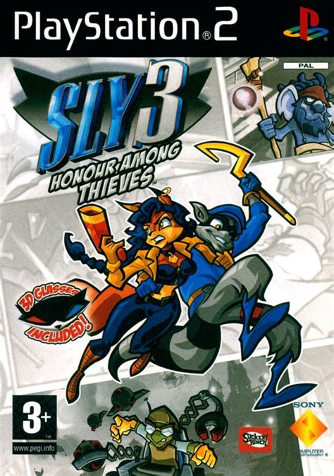 Sly 3: Honor Among Thieves (2005) PlayStation 2 box cover art - MobyGames