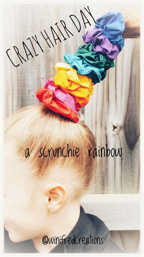 Check out this super easy girls diy crazy hair day idea. The Scrunchie ...