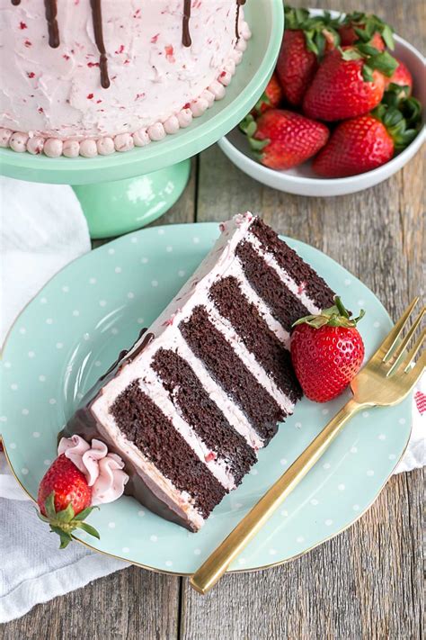 Chocolate Strawberry Cake | Liv for Cake