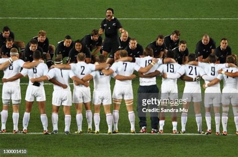 The All Blacks perform the Haka during the 2011 IRB Rugby World Cup... News Photo - Getty Images