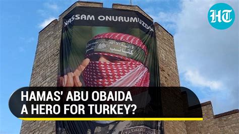 'Al-Qassam Our Pride': Abu Obaida's Huge Portrait In Turkey's Istanbul ...