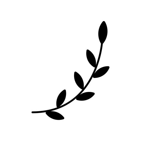 Vector illustration of Olive Branch 13726954 Vector Art at Vecteezy