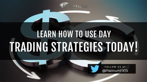 Learn how to use Day Trading Strategies Today! - YouTube