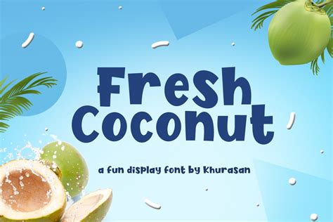 Download Fresh Coconut font | fontsme.com