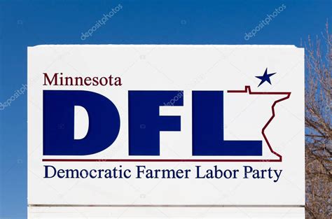 Minnesota Democratic Farmer Labor Party Sign and Logo – Stock Editorial Photo © wolterke #138269114