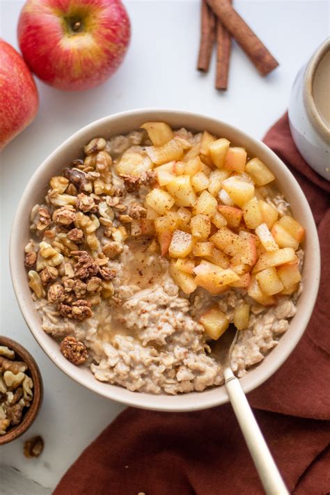 Apple Cinnamon Oatmeal - Our Balanced Bowl