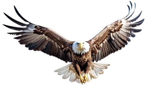 Premium AI Image | Eagle flying isolated on the white background