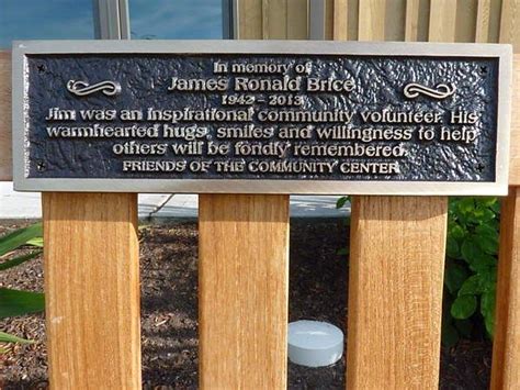 8 best Memorial bench signs images on Pinterest | Bench, Brass and Copper