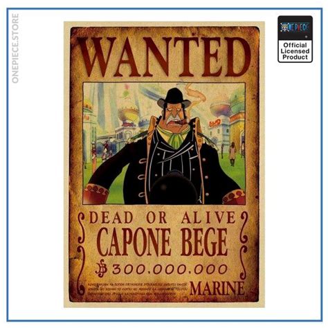 One Piece anime Wanted Poster - Bartolomeo Bounty official merch | One Piece Store