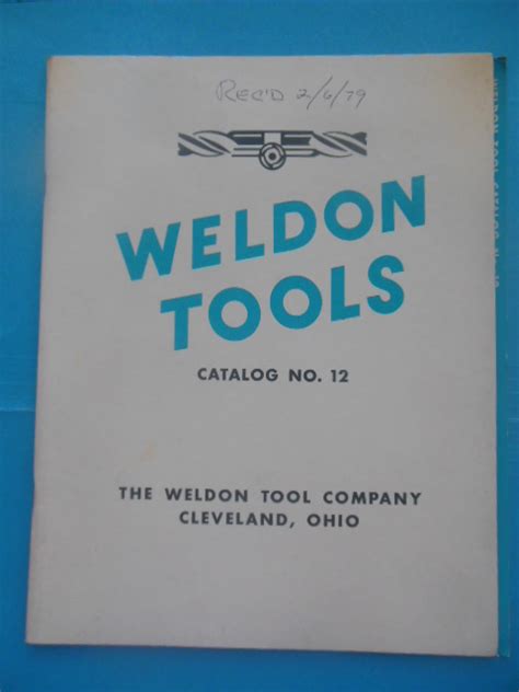 Weldon Tools Catalog No. 12 (1978)