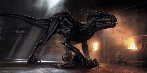 New Concept Art Shows Alternative Opening, Second Indoraptor, the ...