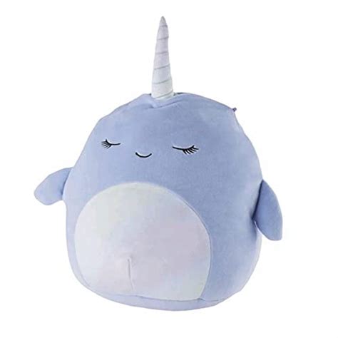 Squishmallow Official Kellytoy Naomi 11 Inch Purple Narwhal Squishy Plush Toy Animal - Walmart ...