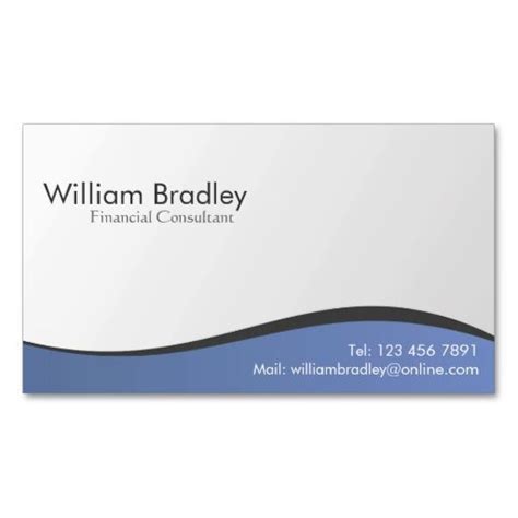 Financial Consultant - Business Cards | Zazzle.com in 2020 | Consultant business, Business cards ...